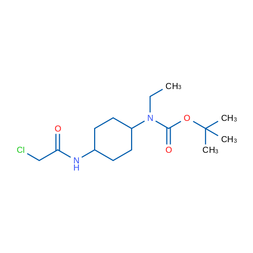 tert-Butyl (4-(2-chloroacetamido)cyclohexyl)(ethyl)carbamate 1g