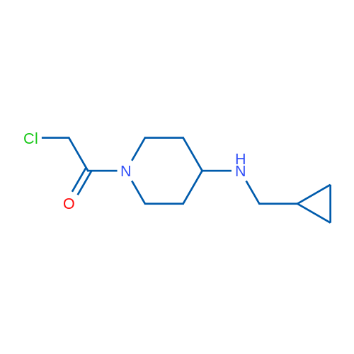 2-Chloro-1-(4-((cyclopropylmethyl)amino)piperidin-1-yl)ethanone 1g