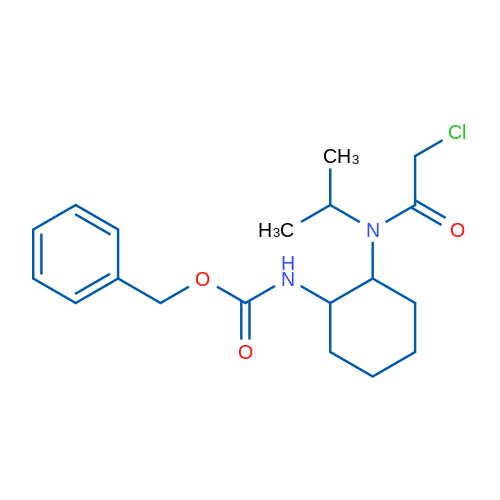 Benzyl (2-(2-chloro-N-isopropylacetamido)cyclohexyl)carbamate 1g