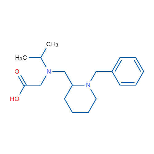 2-(((1-Benzylpiperidin-2-yl)methyl)(isopropyl)amino)acetic acid 1g