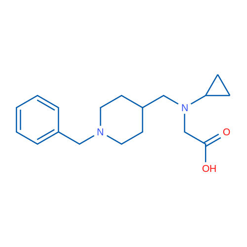 2-(((1-Benzylpiperidin-4-yl)methyl)(cyclopropyl)amino)acetic acid 1g