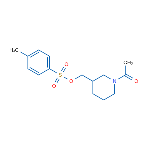 (1-Acetylpiperidin-3-yl)methyl 4-methylbenzenesulfonate 1g