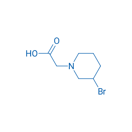 2-(3-Bromopiperidin-1-yl)acetic acid 250mg