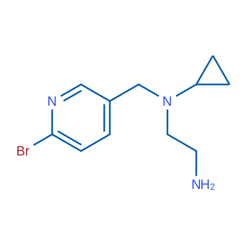N1-((6-Bromopyridin-3-yl)methyl)-N1-cyclopropylethane-1,2-diamine 1g