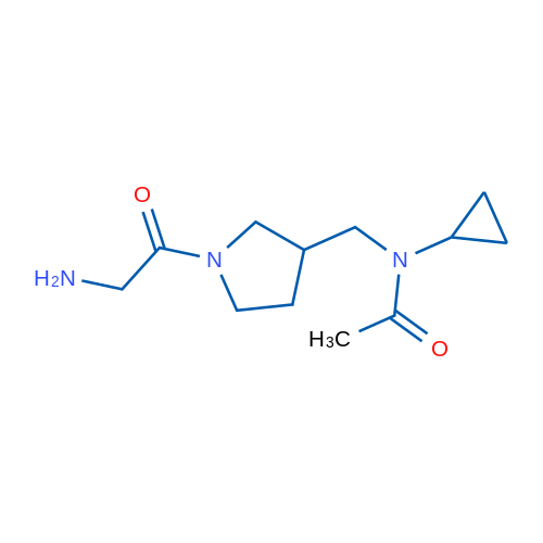 N-((1-(2-Aminoacetyl)pyrrolidin-3-yl)methyl)-N-cyclopropylacetamide 1g