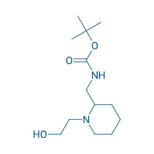 tert-Butyl ((1-(2-hydroxyethyl)piperidin-2-yl)methyl)carbamate 1g