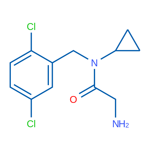 2-Amino-N-cyclopropyl-N-(2,5-dichlorobenzyl)acetamide 1g