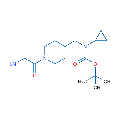 tert-Butyl ((1-(2-aminoacetyl)piperidin-4-yl)methyl)(cyclopropyl)carbamate 1g