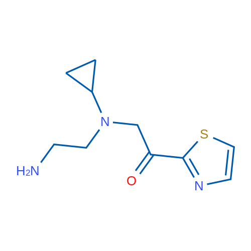2-((2-Aminoethyl)(cyclopropyl)amino)-1-(thiazol-2-yl)ethanone 1g