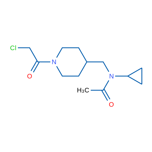 N-((1-(2-Chloroacetyl)piperidin-4-yl)methyl)-N-cyclopropylacetamide 1g