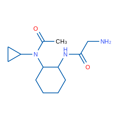 2-Amino-N-(2-(N-cyclopropylacetamido)cyclohexyl)acetamide 1g