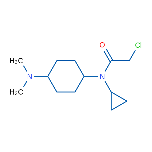 2-Chloro-N-cyclopropyl-N-(4-(dimethylamino)cyclohexyl)acetamide 1g