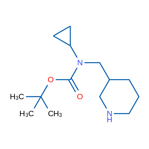 tert-Butyl cyclopropyl(piperidin-3-ylmethyl)carbamate 1g