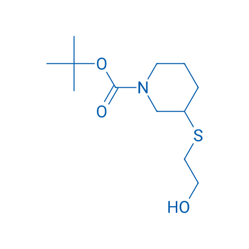tert-Butyl 3-((2-hydroxyethyl)thio)piperidine-1-carboxylate 1g