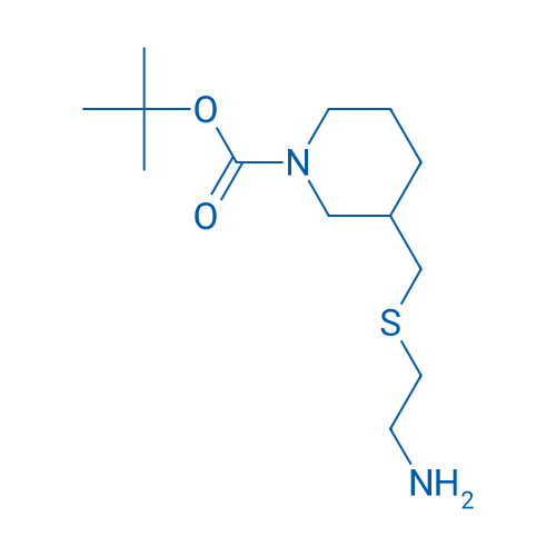 tert-Butyl 3-(((2-aminoethyl)thio)methyl)piperidine-1-carboxylate 1g