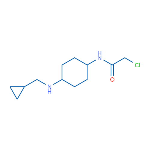 2-Chloro-N-(4-((cyclopropylmethyl)amino)cyclohexyl)acetamide 1g