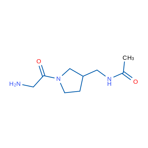 N-((1-(2-Aminoacetyl)pyrrolidin-3-yl)methyl)acetamide 1g