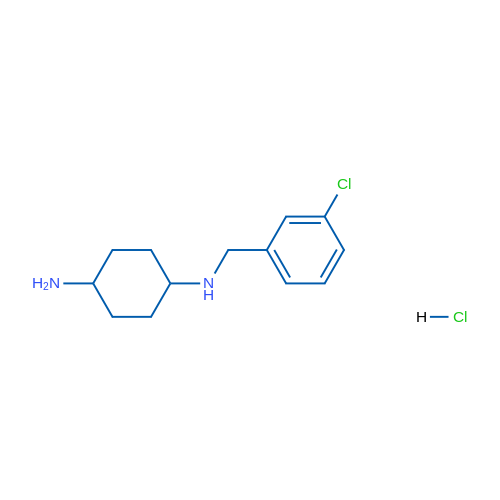 N1-(3-Chlorobenzyl)cyclohexane-1,4-diamine hydrochloride 1g