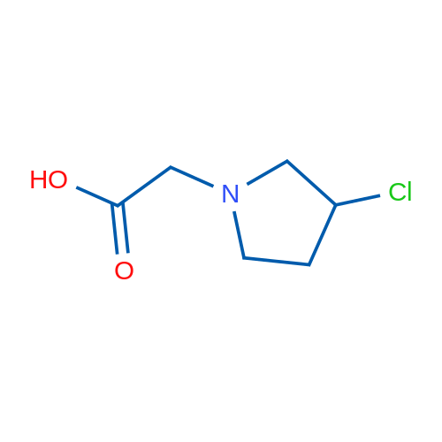 2-(3-Chloropyrrolidin-1-yl)acetic acid 250mg