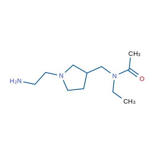 N-((1-(2-Aminoethyl)pyrrolidin-3-yl)methyl)-N-ethylacetamide 1g