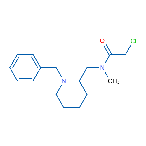 N-((1-Benzylpiperidin-2-yl)methyl)-2-chloro-N-methylacetamide 1g
