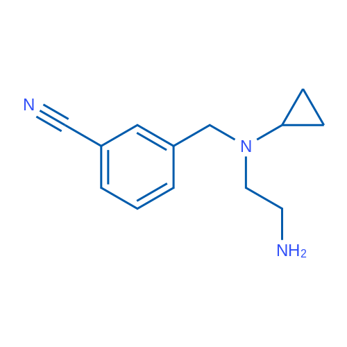 3-(((2-Aminoethyl)(cyclopropyl)amino)methyl)benzonitrile 1g