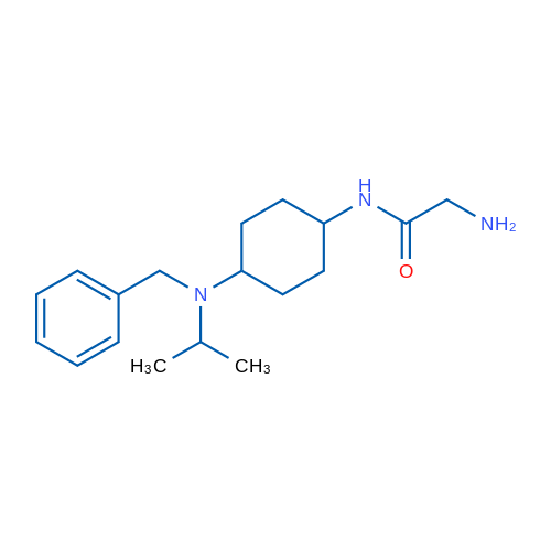 2-Amino-N-(4-(benzyl(isopropyl)amino)cyclohexyl)acetamide 1g