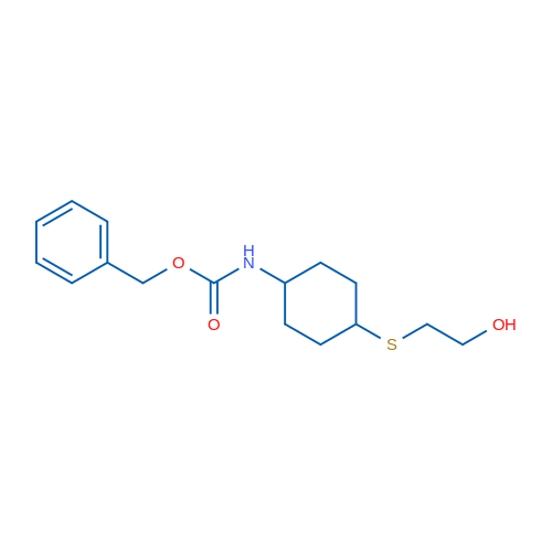 Benzyl (4-((2-hydroxyethyl)thio)cyclohexyl)carbamate 1g