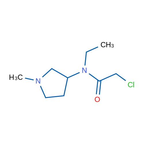 2-Chloro-N-ethyl-N-(1-methylpyrrolidin-3-yl)acetamide 1g