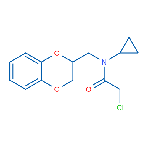 2-Chloro-N-cyclopropyl-N-((2,3-dihydrobenzo[b][1,4]dioxin-2-yl)methyl)acetamide 1g