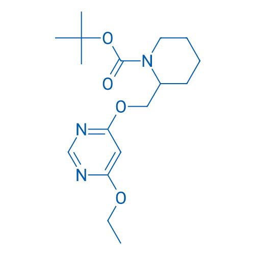 tert-Butyl 2-(((6-ethoxypyrimidin-4-yl)oxy)methyl)piperidine-1-carboxylate 100mg
