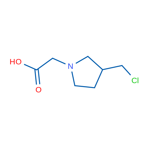 2-(3-(Chloromethyl)pyrrolidin-1-yl)acetic acid 1g