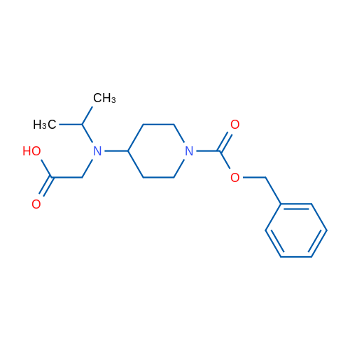 2-((1-((Benzyloxy)carbonyl)piperidin-4-yl)(isopropyl)amino)acetic acid 1g