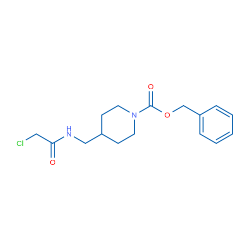 Benzyl 4-((2-chloroacetamido)methyl)piperidine-1-carboxylate 1g
