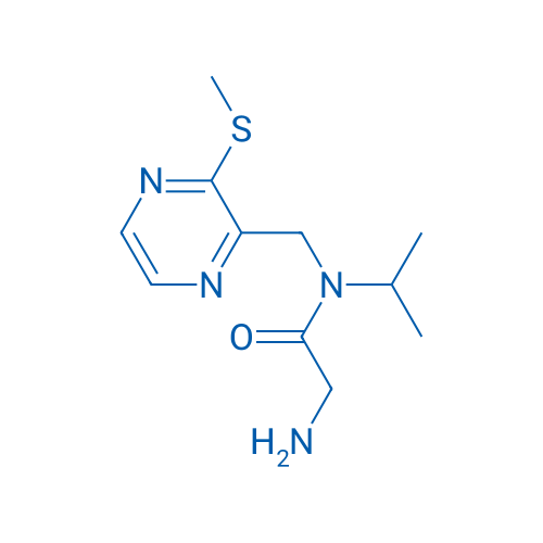 2-Amino-N-isopropyl-N-((3-(methylthio)pyrazin-2-yl)methyl)acetamide 1g