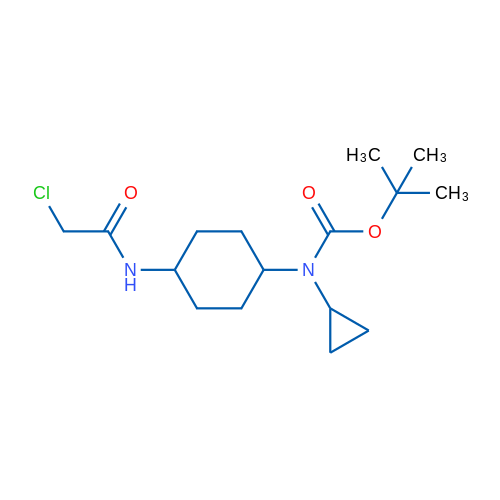 tert-Butyl (4-(2-chloroacetamido)cyclohexyl)(cyclopropyl)carbamate 1g
