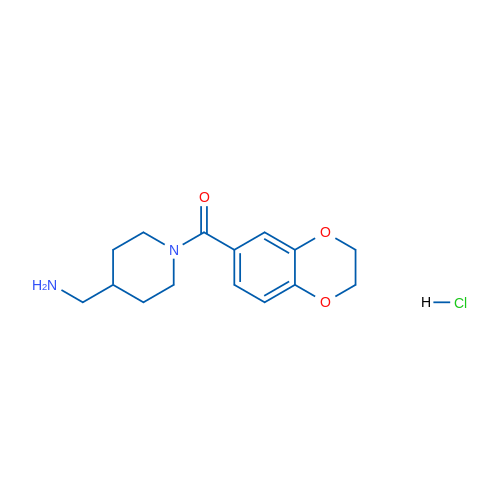 (4-(Aminomethyl)piperidin-1-yl)(2,3-dihydrobenzo[b][1,4]dioxin-6-yl)methanone hydrochloride 1g