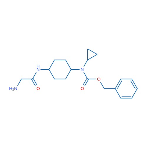 Benzyl (4-(2-aminoacetamido)cyclohexyl)(cyclopropyl)carbamate 1g