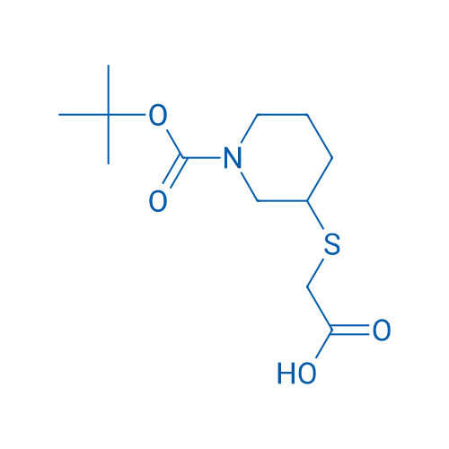 2-((1-(tert-Butoxycarbonyl)piperidin-3-yl)thio)acetic acid 1g