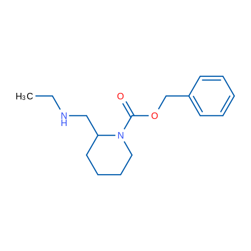 Benzyl 2-((ethylamino)methyl)piperidine-1-carboxylate 1g