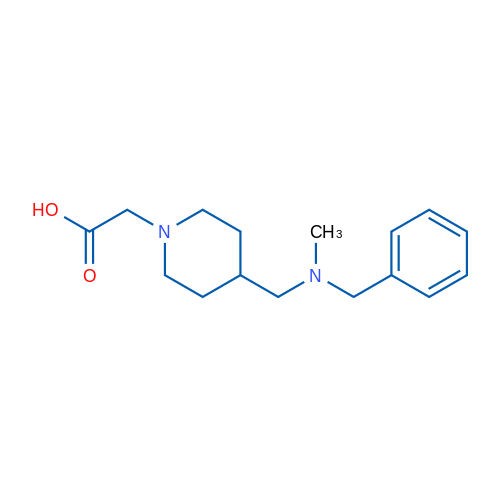 2-(4-((Benzyl(methyl)amino)methyl)piperidin-1-yl)acetic acid 1g