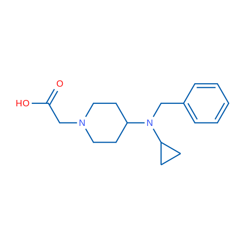 2-(4-(Benzyl(cyclopropyl)amino)piperidin-1-yl)acetic acid 1g