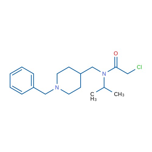 N-((1-Benzylpiperidin-4-yl)methyl)-2-chloro-N-isopropylacetamide 1g