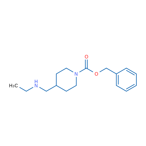 Benzyl 4-((ethylamino)methyl)piperidine-1-carboxylate 1g