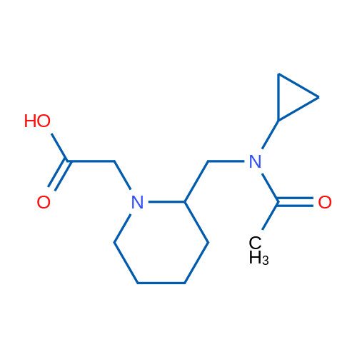 2-(2-((N-Cyclopropylacetamido)methyl)piperidin-1-yl)acetic acid 1g