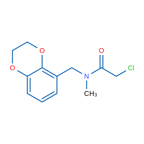 2-Chloro-N-((2,3-dihydrobenzo[b][1,4]dioxin-5-yl)methyl)-N-methylacetamide 1g