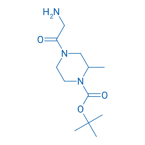 tert-Butyl 4-(2-aminoacetyl)-2-methylpiperazine-1-carboxylate 1g