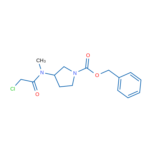 Benzyl 3-(2-chloro-N-methylacetamido)pyrrolidine-1-carboxylate 1g