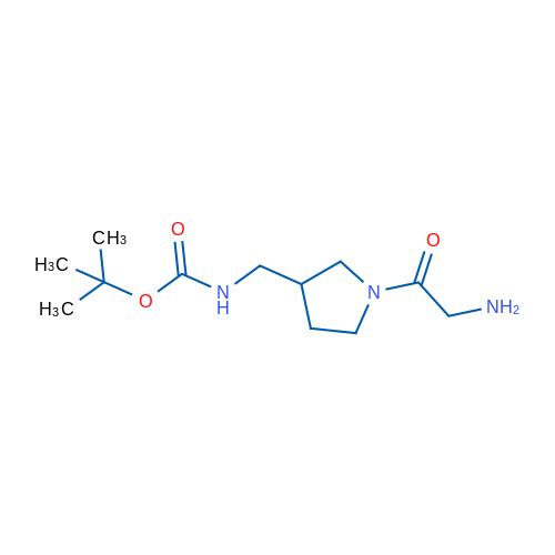 tert-Butyl ((1-(2-aminoacetyl)pyrrolidin-3-yl)methyl)carbamate 1g