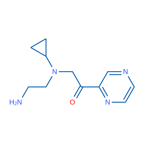 2-((2-Aminoethyl)(cyclopropyl)amino)-1-(pyrazin-2-yl)ethanone 1g